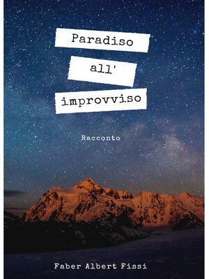 cover image of Paradiso all&#39;improvviso